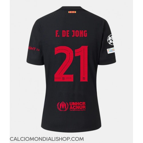 Maglie da calcio Barcelona Frenkie de Jong #21 Seconda Maglia 2024-25 Manica Corta